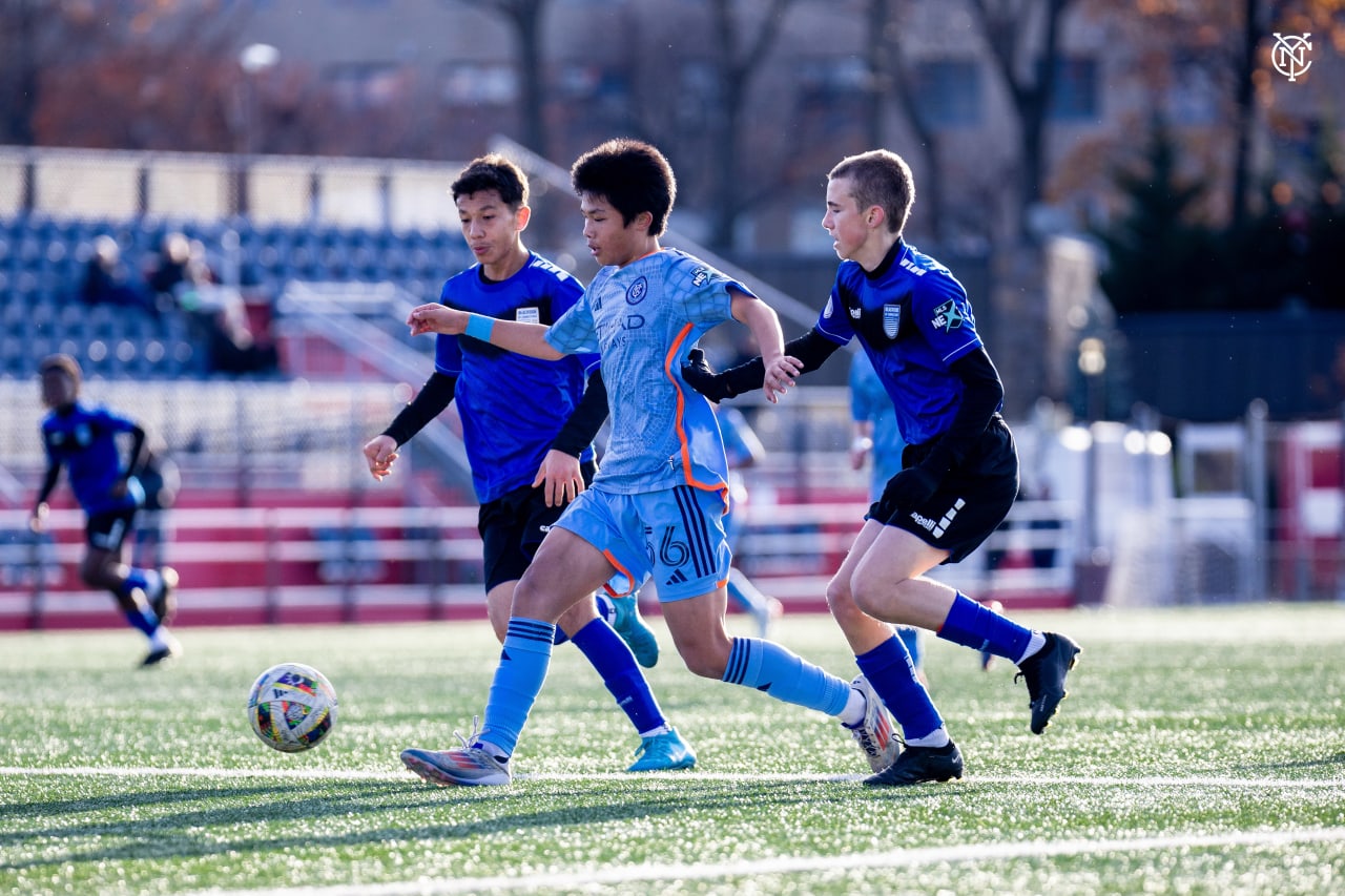 New York City FC U15s took on Beachside SC at Belson Stadium.