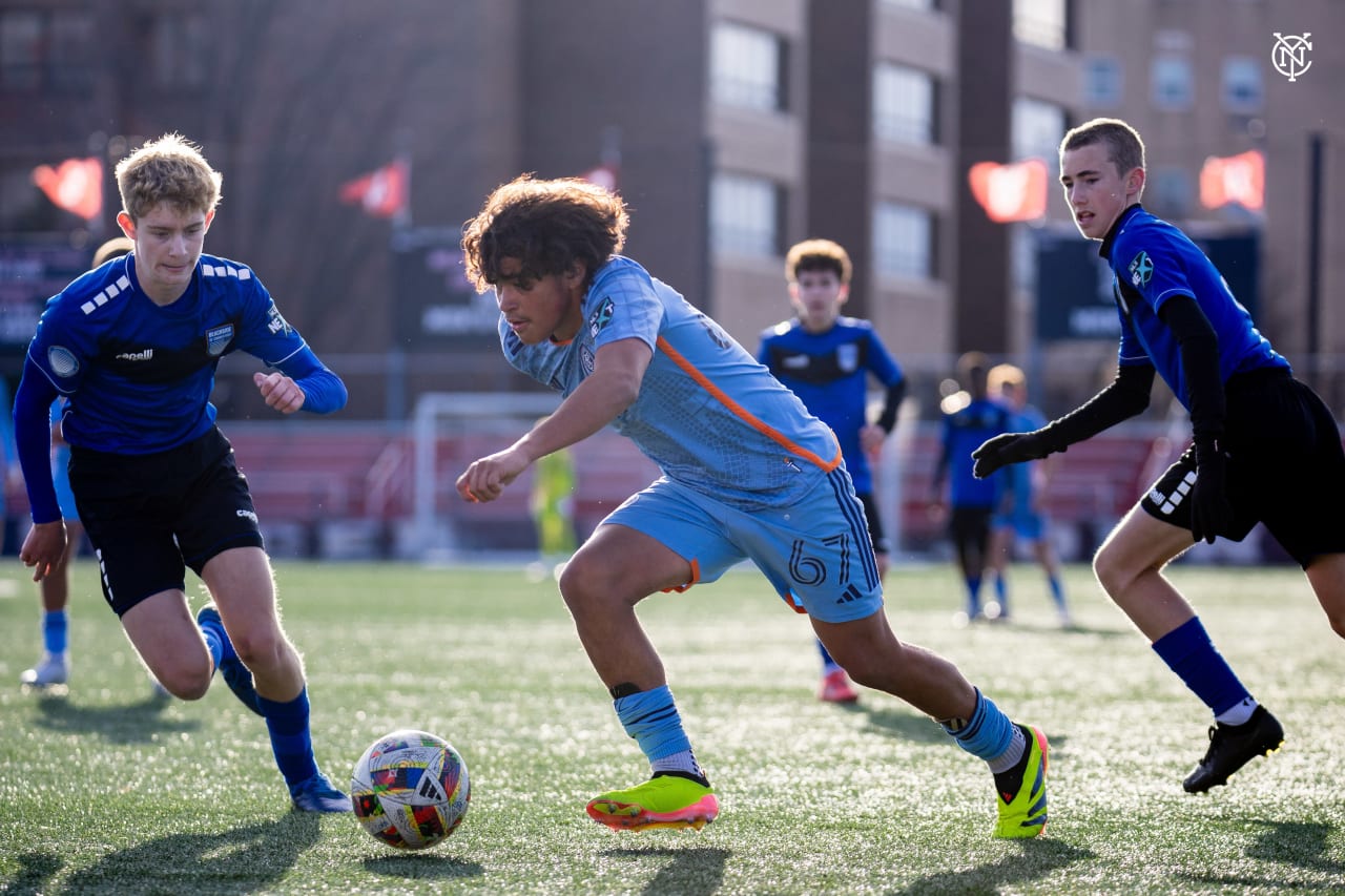 New York City FC U15s took on Beachside SC at Belson Stadium.
