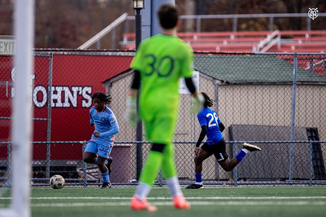New York City FC U15s took on Beachside SC at Belson Stadium.