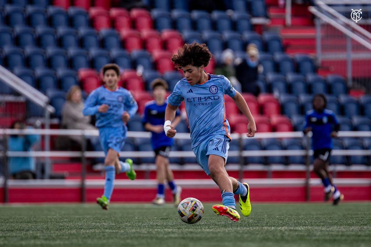 New York City FC U15s took on Beachside SC at Belson Stadium.