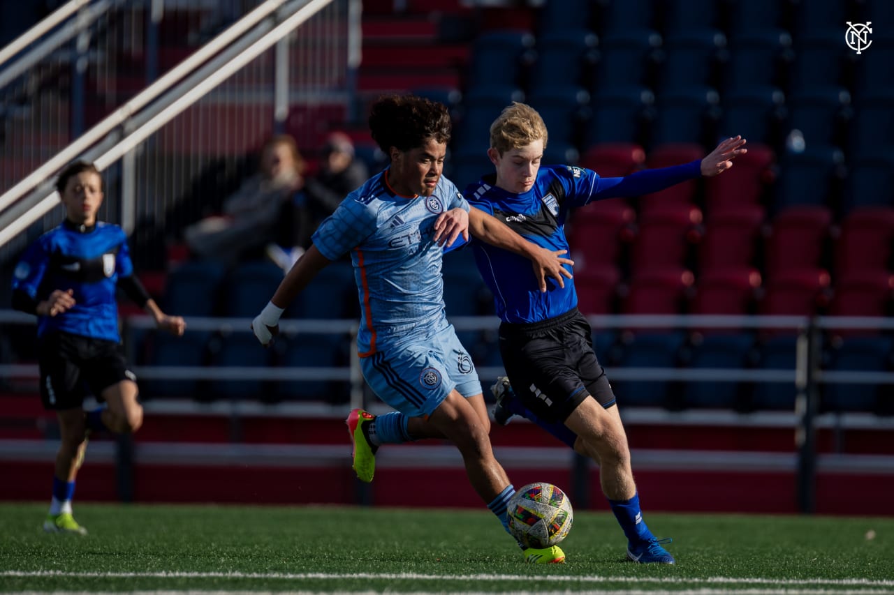 New York City FC U15s took on Beachside SC at Belson Stadium.
