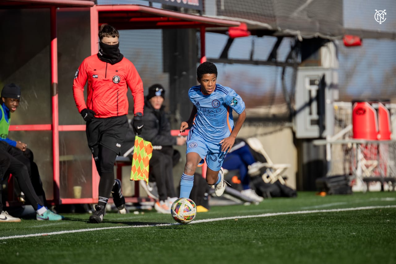 New York City FC U15s took on Beachside SC at Belson Stadium.