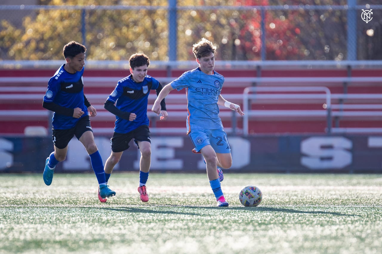 New York City FC U15s took on Beachside SC at Belson Stadium.